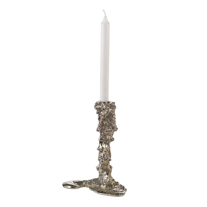 Drip kynttilänjalka L 25 cm - Hopea - POLSPOTTEN