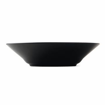 Black Fluted syvä lautanen - Ø 24 cm - Royal Copenhagen