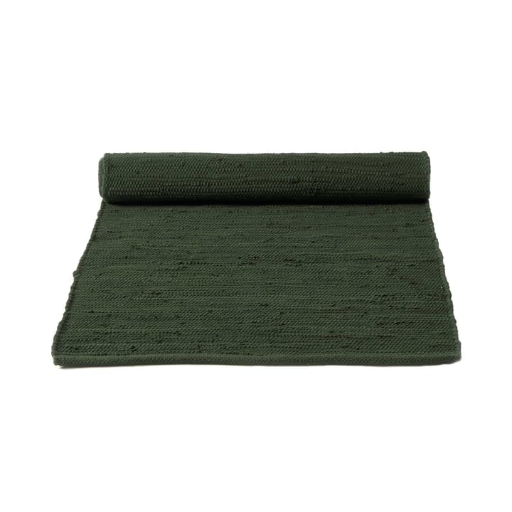 Cotton matto 60 x 90 cm - guilty green (vihreä) - Rug Solid