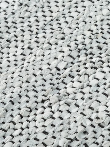 Leather matto 60 x 90 cm - light grey (vaaleanharmaa) - Rug Solid