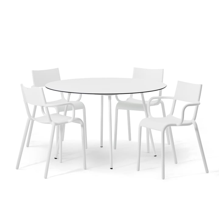 Ella ruokapöytä pyöreä - Valkoinen - SMD Design