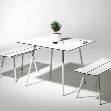 Ella ruokapöytä suorakulmainen - Valkoinen, 180 x 90 cm - SMD Design