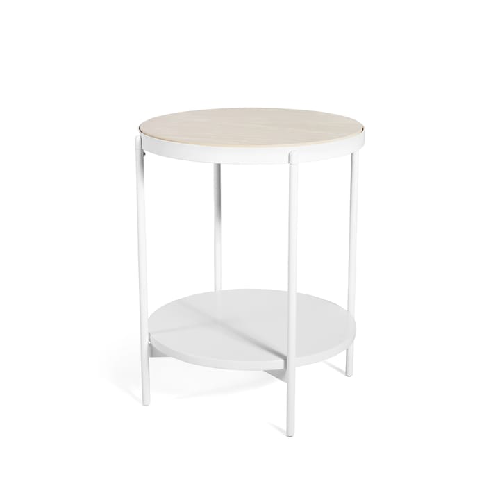 Lene sivupöytä - Valkoinen, korkea, valkopigmentoitu saarnivaneri - SMD Design