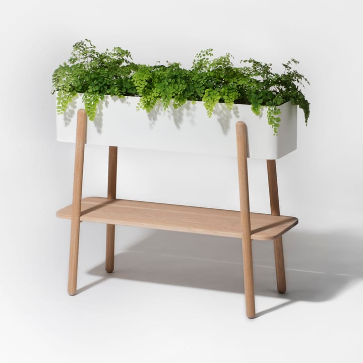 Prunella kukkapöytä - Valkoinen-tammi - SMD Design