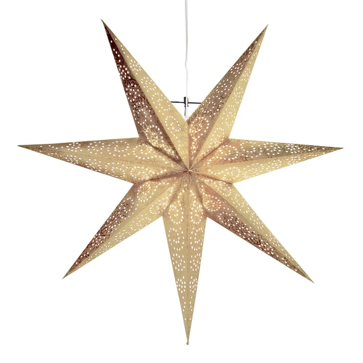 Antique joulutähti 60 cm - kulta - Star Trading