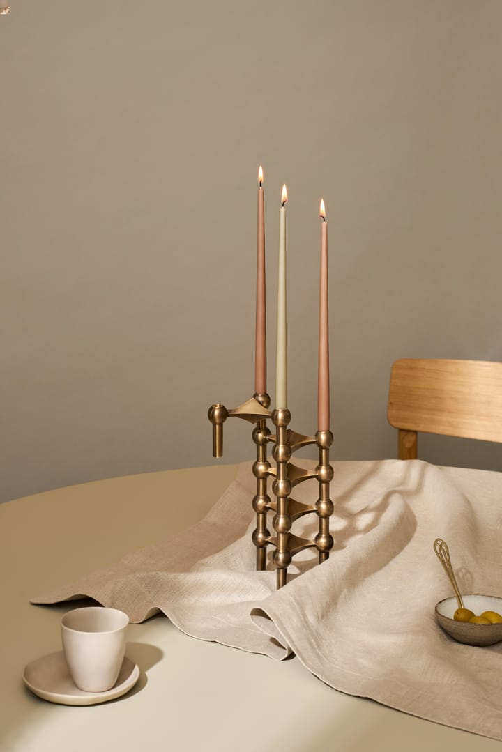 STOFF Nagel kynttilänjalka 3-pakkaus - Bronzed brass - STOFF