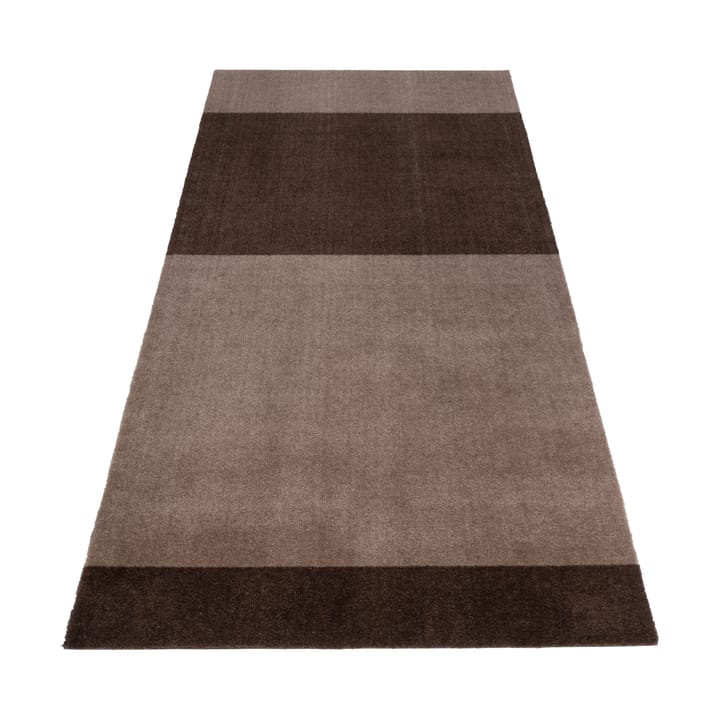 Stripes by tica, vaakasuuntainen, käytävämatto - Sand-brown, 90 x 200 cm - Tica copenhagen