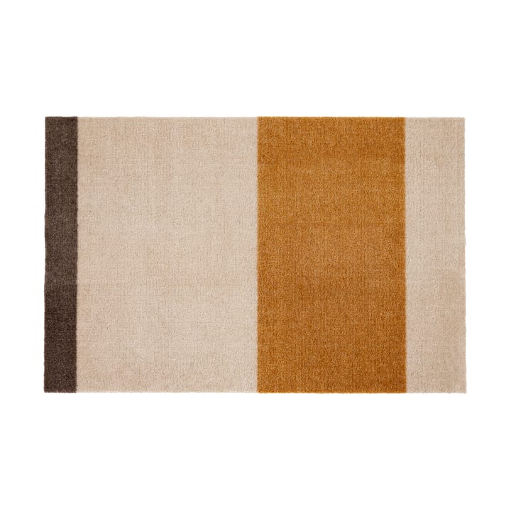 Stripes by tica, vaakasuuntainen, ovimatto - Ivory-dijon-brown, 60 x 90 cm - Tica copenhagen