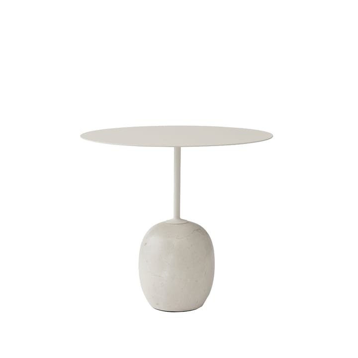 Lato LN9 -sivupöytä - Valkoinen, crema diva marmori - &Tradition