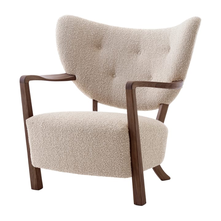Wulff Lounge Chair ATD2 -nojatuoli - Öljytty saksanpähkinä-Karakorum - &Tradition
