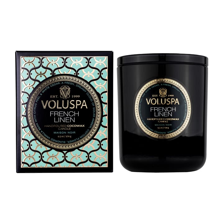 Classic Maison Noir tuoksukynttilä 60 tuntia - French Linen - Voluspa