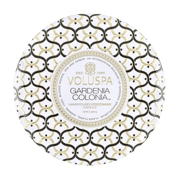 Maison Blanc 3-wick Tin tuoksukynttilä 40 tuntia - Gardenia Colonia - Voluspa