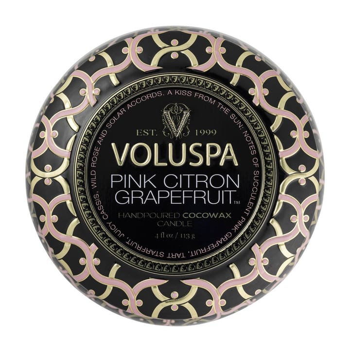 Maison Noir Mini Tin tuoksukynttilä 25 tuntia - Pink Citron Grapefruit - Voluspa
