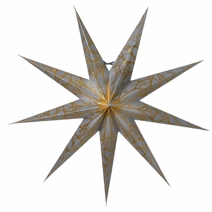 Iris slim joulutähti 80 cm - hopea-kulta - Watt & Veke