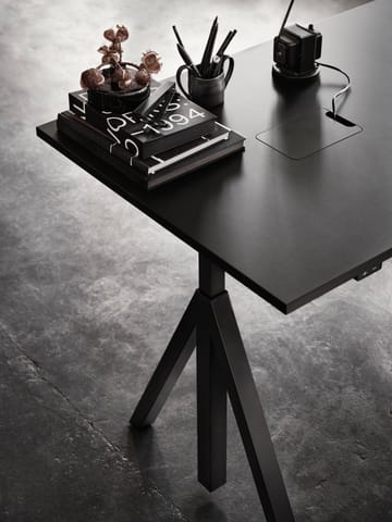 Works height säädettävä työpöytä  musta 78x160 cm - undefined - Works